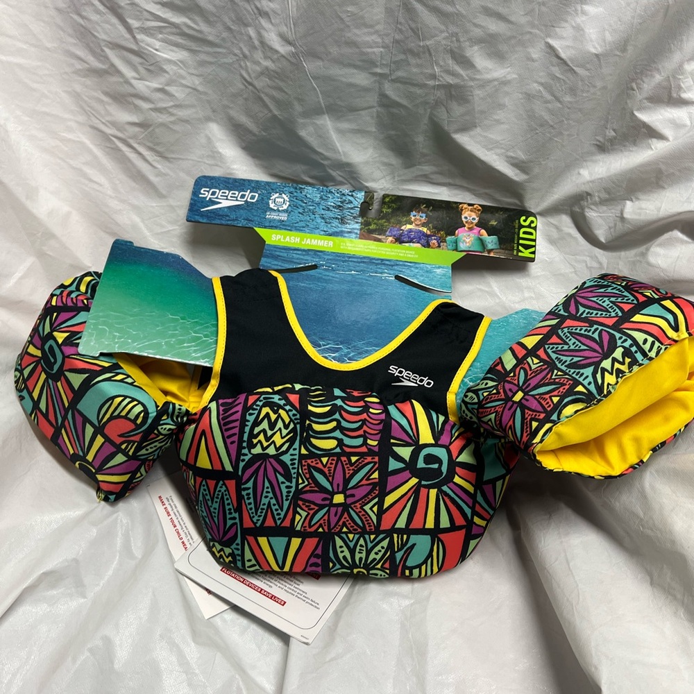 Speedo Kids Swim Vest - Vibrant Pattern